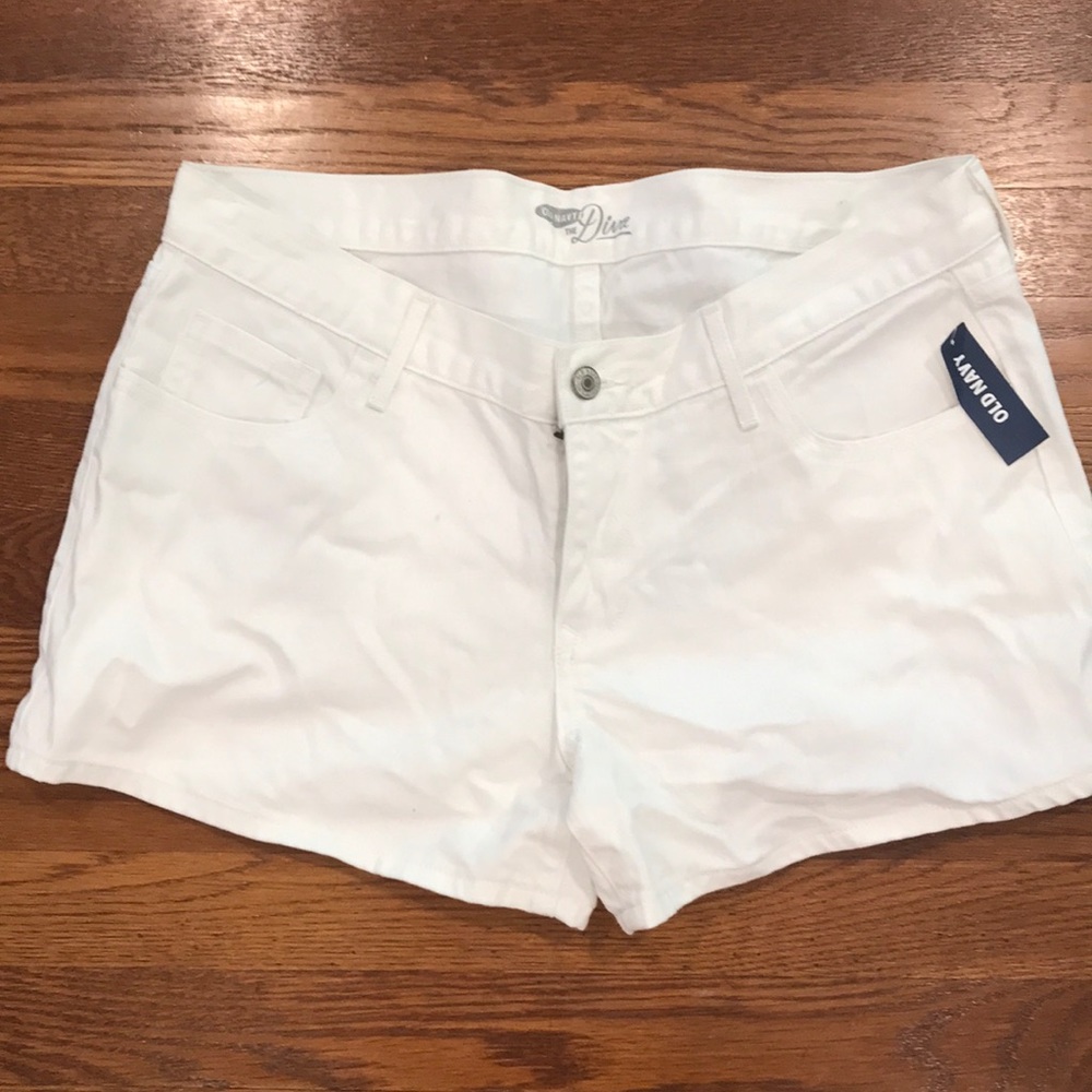 White Old Navy Jean Shorts
